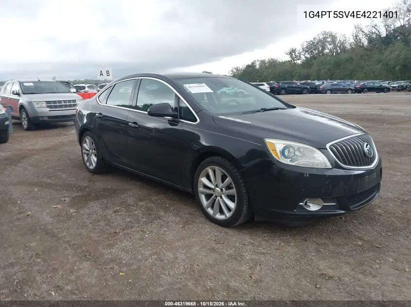 BUICK VERANO 2014, VIN 1G4PT5SV4E4221401