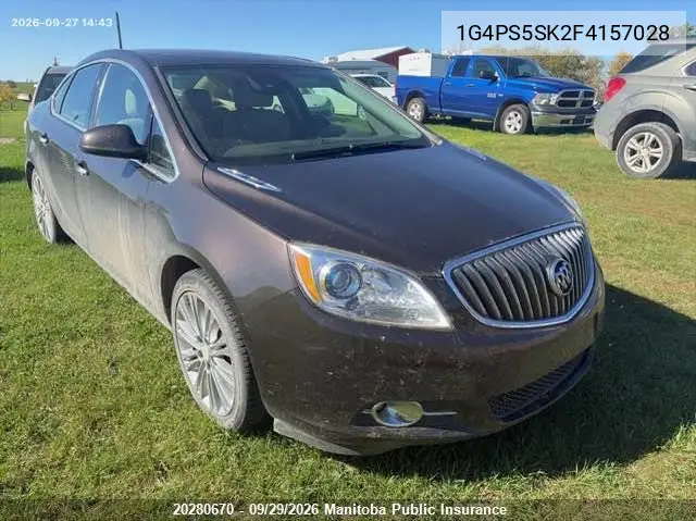 BUICK VERANO 2015, VIN 1G4PS5SK2F4157028