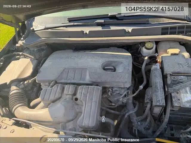 2015 BUICK VERANO VIN 1G4PS5SK2F4157028 — фото 10