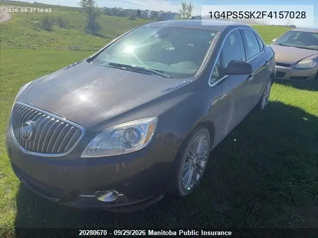 2015 BUICK VERANO VIN 1G4PS5SK2F4157028 — фото 2