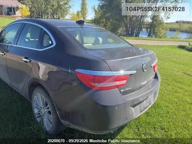 2015 BUICK VERANO VIN 1G4PS5SK2F4157028 — фото 3