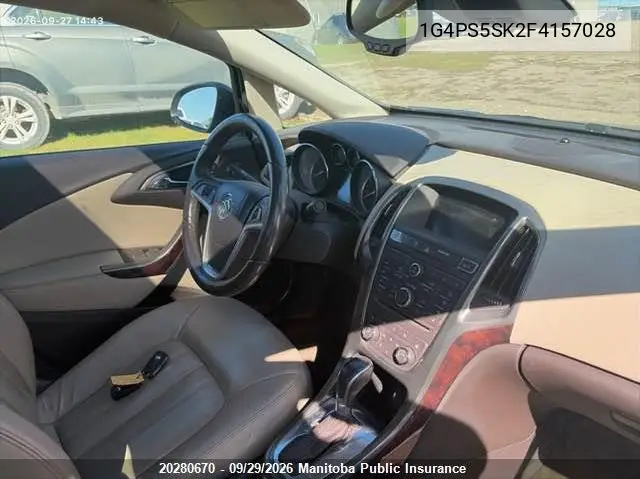2015 BUICK VERANO VIN 1G4PS5SK2F4157028 — фото 5