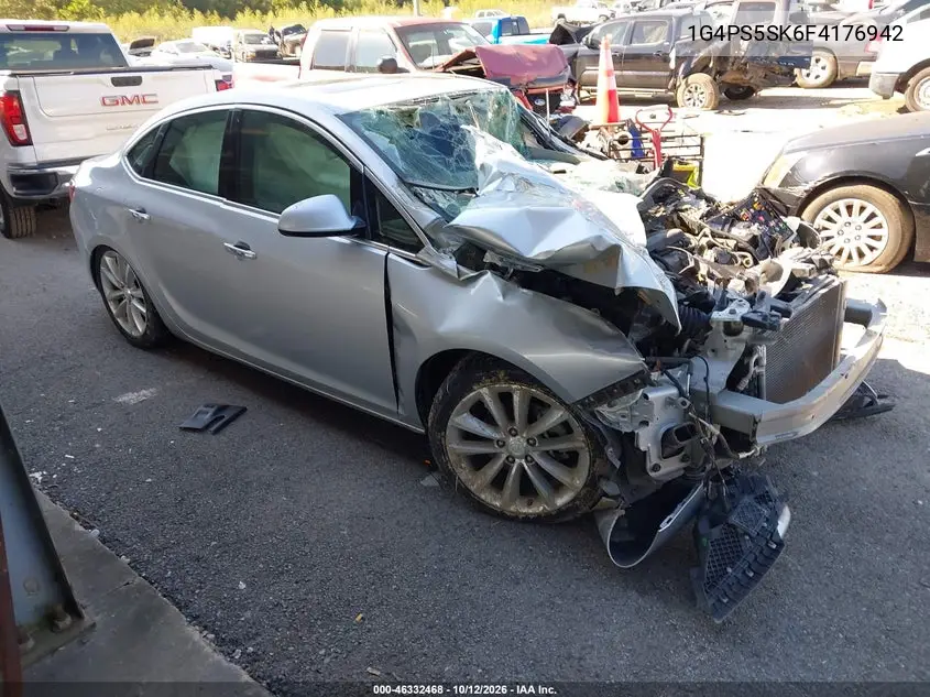 BUICK VERANO 2015, VIN 1G4PS5SK6F4176942