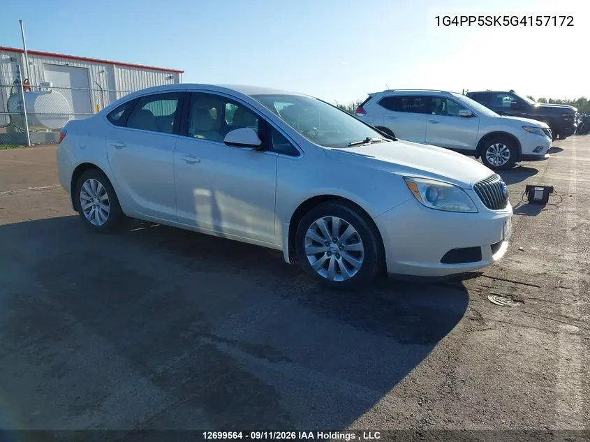 BUICK VERANO 2016, VIN 1G4PP5SK5G4157172