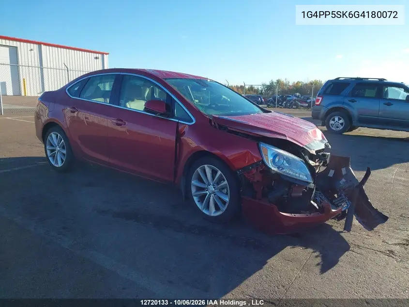 BUICK VERANO 2016, VIN 1G4PP5SK6G4180072