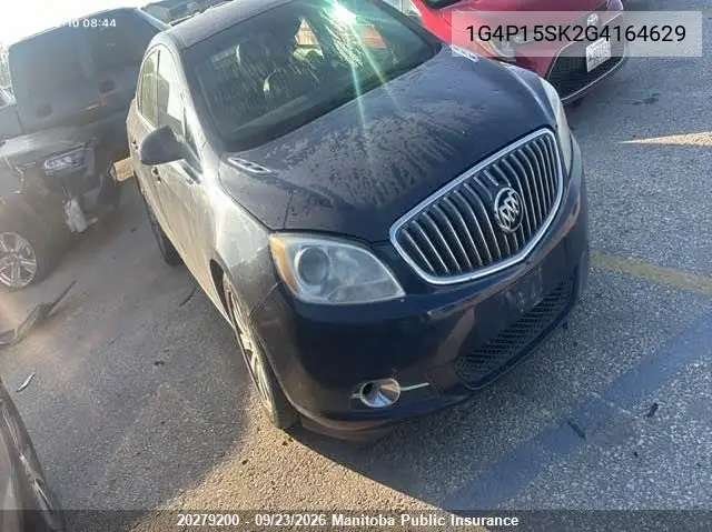 BUICK VERANO 2016, VIN 1G4P15SK2G4164629