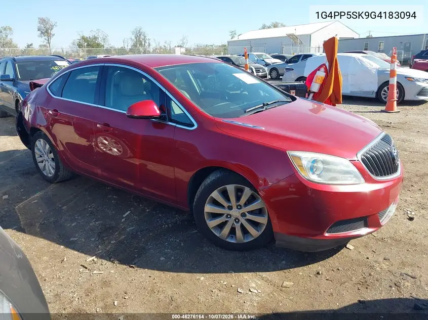 BUICK VERANO 2016, VIN 1G4PP5SK9G4183094