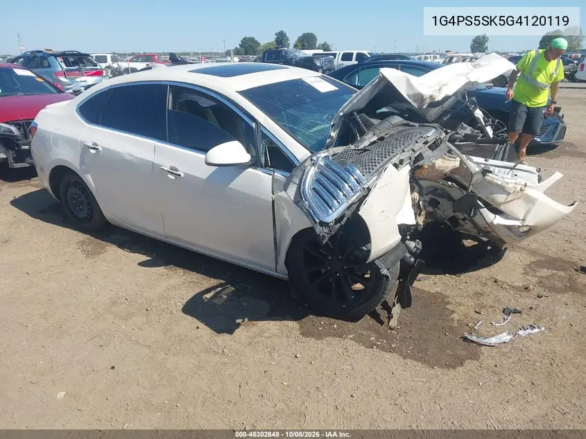 BUICK VERANO 2016, VIN 1G4PS5SK5G4120119