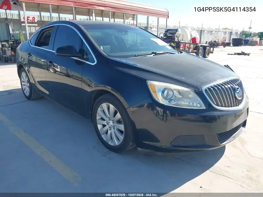 BUICK VERANO 2016, VIN 1G4PP5SK5G4114354