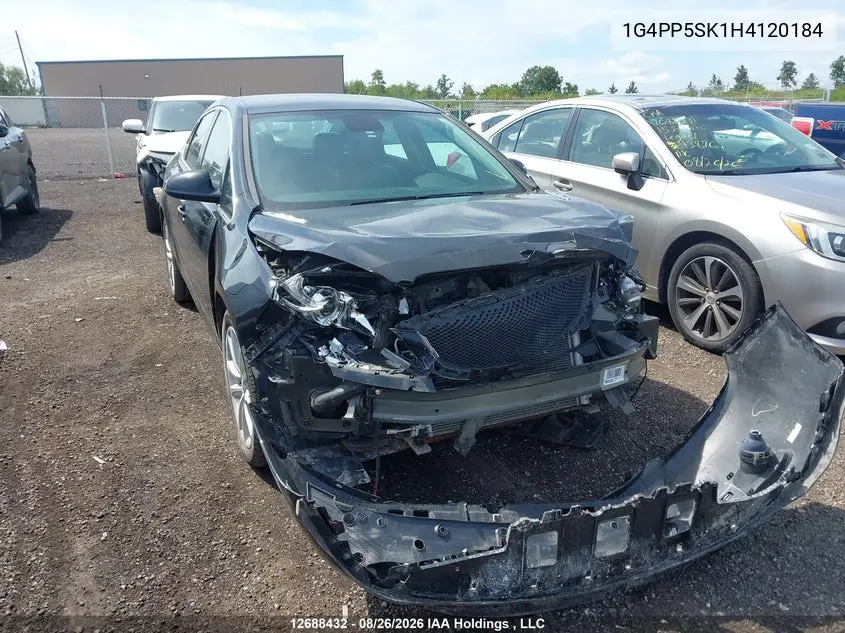 BUICK VERANO 2017, VIN 1G4PP5SK1H4120184