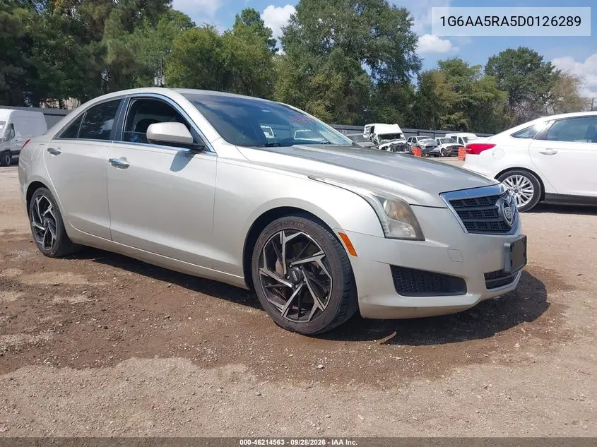 CADILLAC ATS 2013, VIN 1G6AA5RA5D0126289