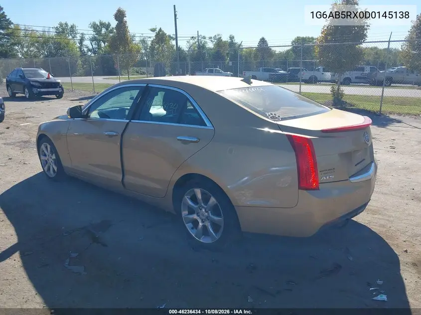 2013 CADILLAC ATS VIN 1G6AB5RX0D0145138 — фото 3