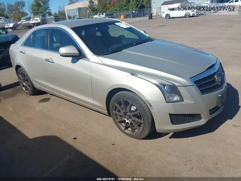 CADILLAC ATS 2013, VIN 1G6AG5RX2D0177767