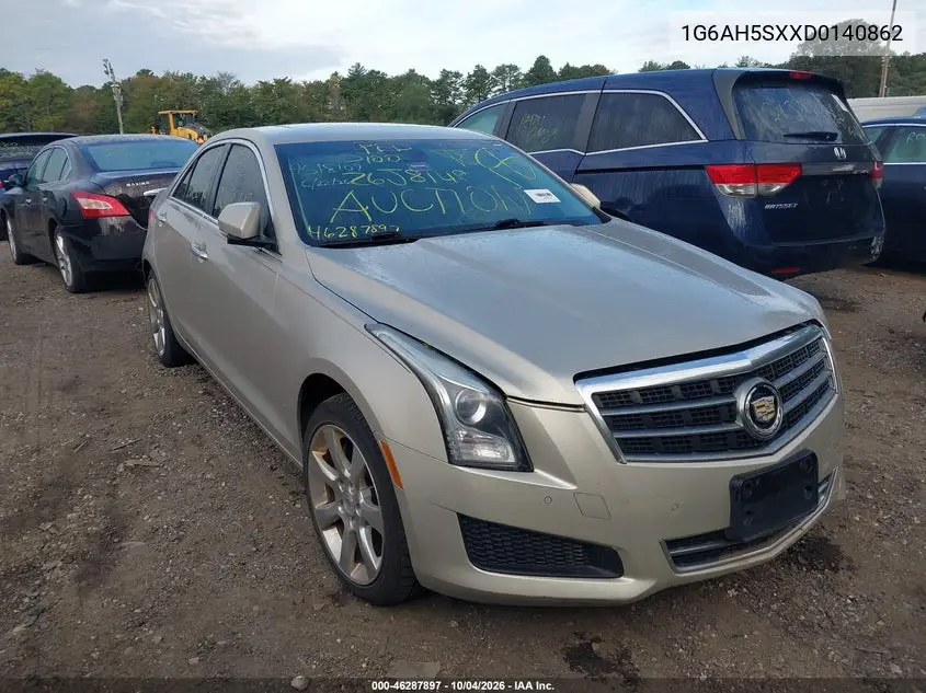 CADILLAC ATS 2013, VIN 1G6AH5SXXD0140862