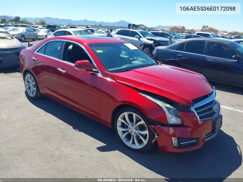 CADILLAC ATS 2014, VIN 1G6AE5S36E0172098