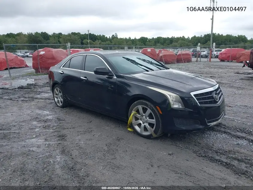 CADILLAC ATS 2014, VIN 1G6AA5RAXE0104497