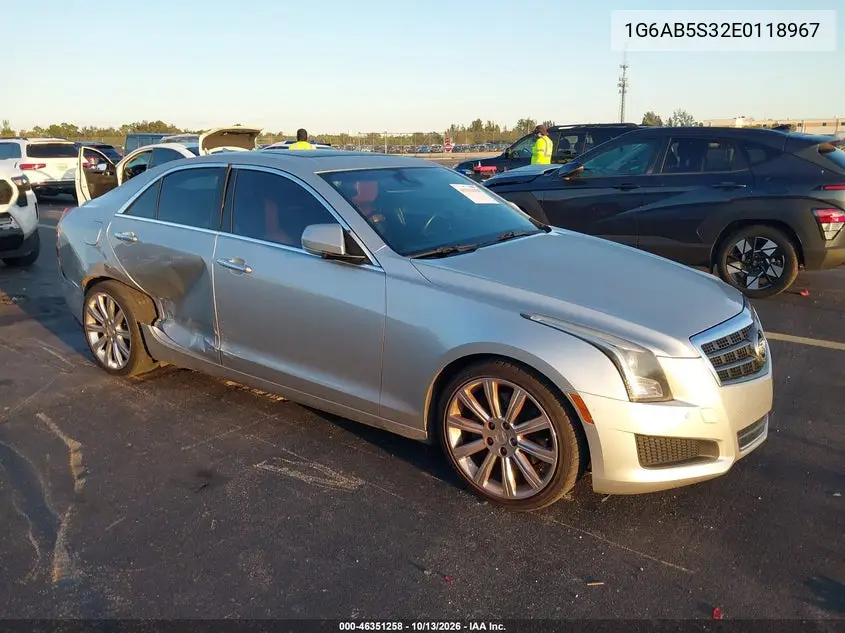 CADILLAC ATS 2014, VIN 1G6AB5S32E0118967