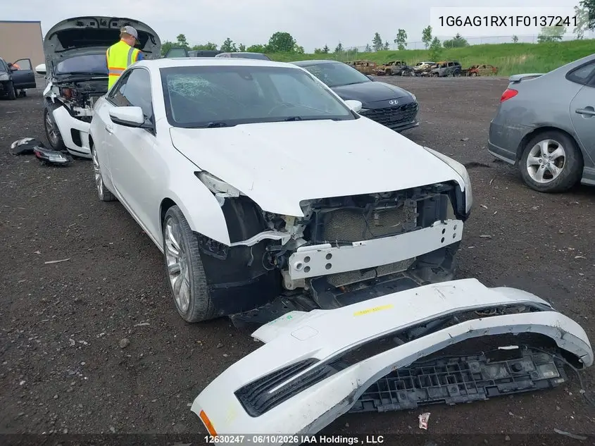 CADILLAC ATS 2015, VIN 1G6AG1RX1F0137241