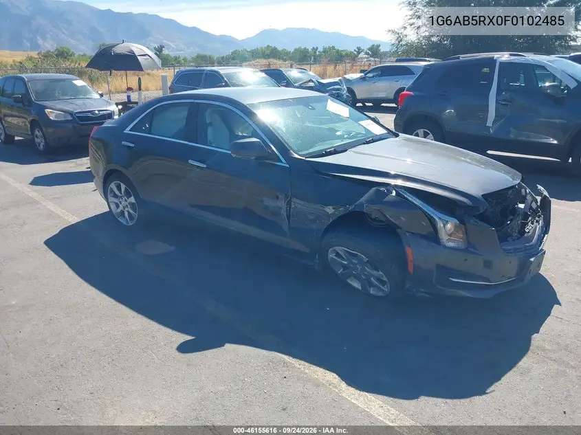 CADILLAC ATS 2015, VIN 1G6AB5RX0F0102485