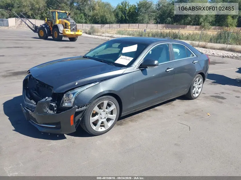 2015 CADILLAC ATS VIN 1G6AB5RX0F0102485 — фото 2