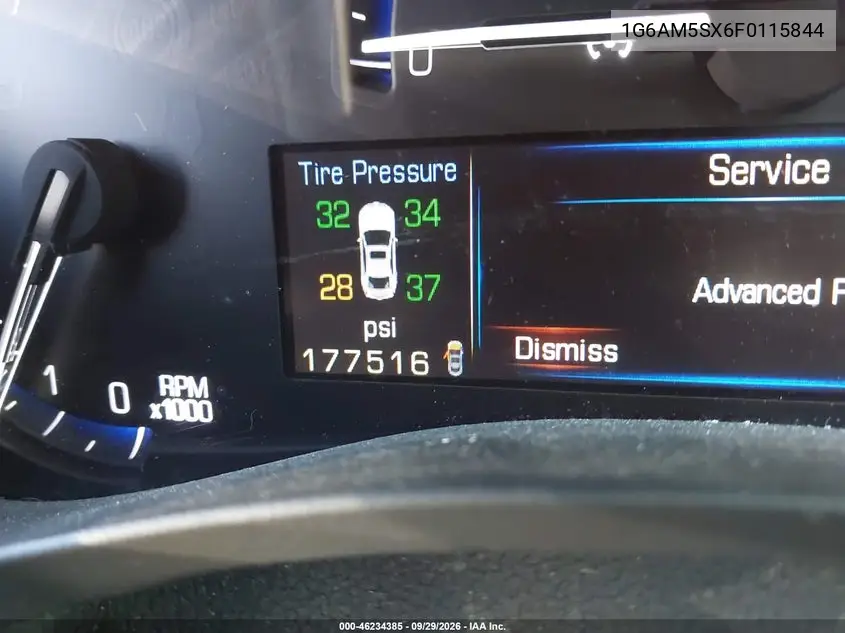 2015 CADILLAC ATS VIN 1G6AM5SX6F0115844 — фото 15