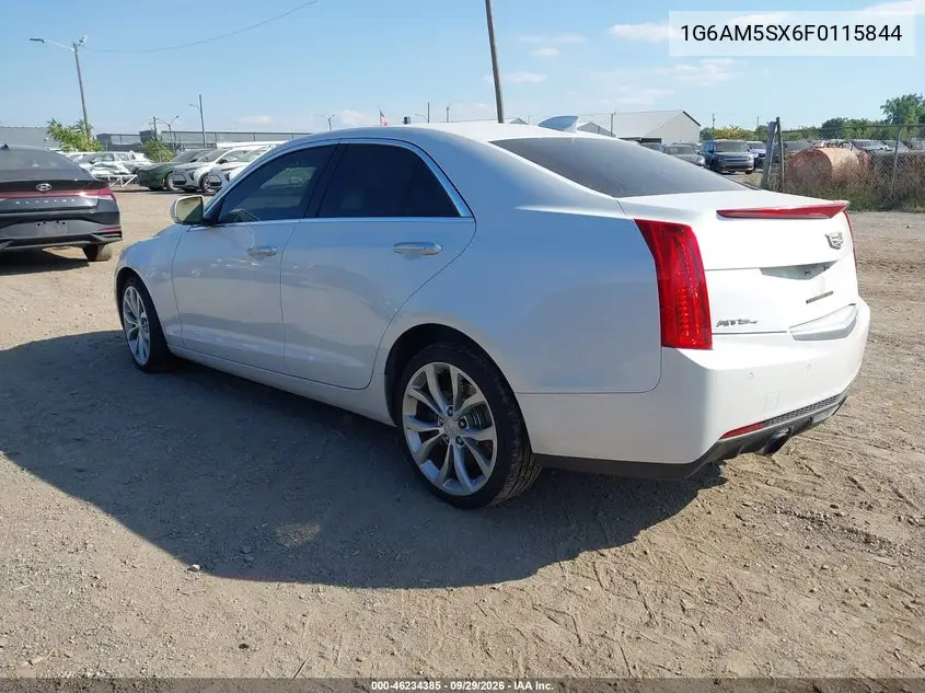 2015 CADILLAC ATS VIN 1G6AM5SX6F0115844 — фото 3
