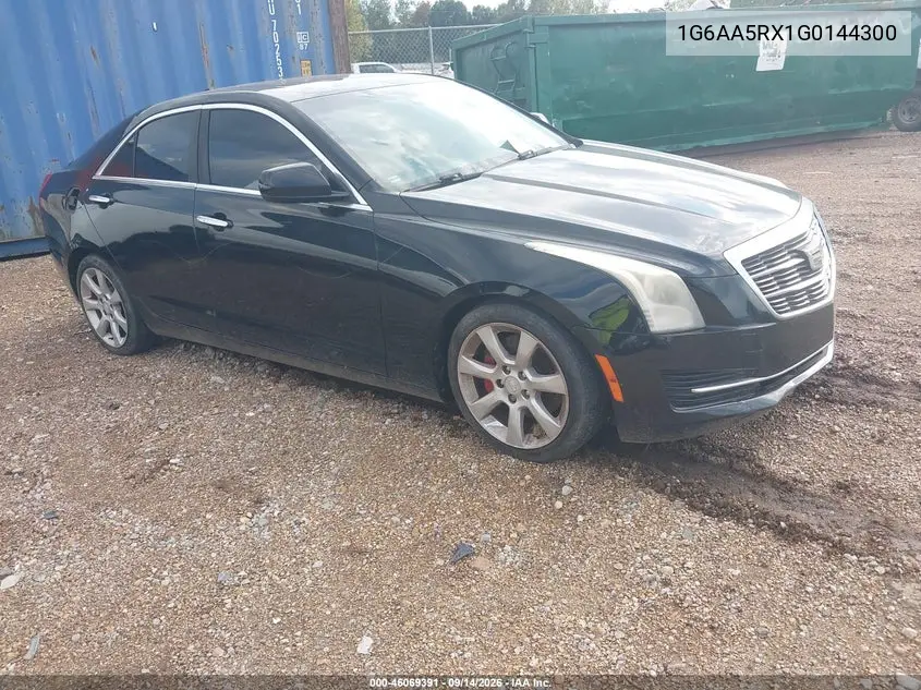 CADILLAC ATS 2016, VIN 1G6AA5RX1G0144300