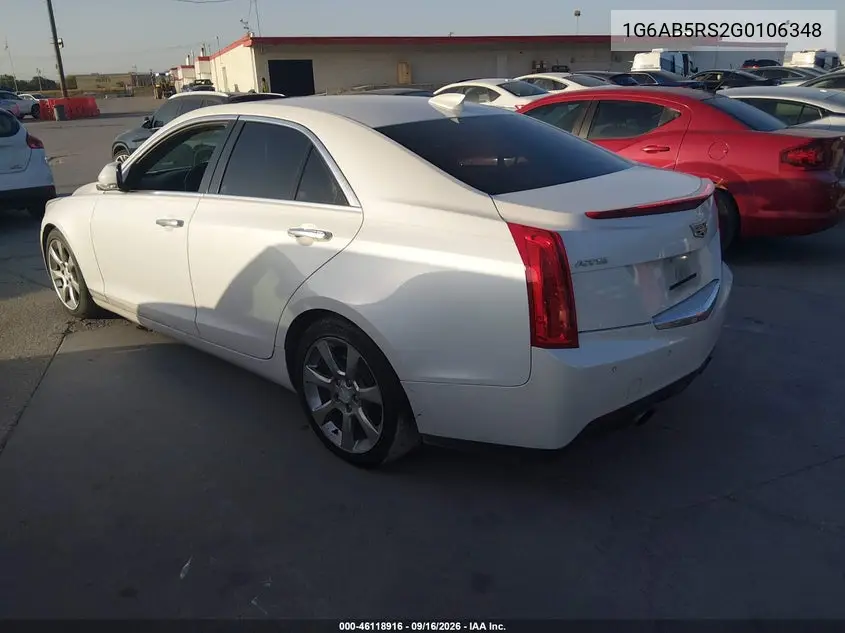 2016 CADILLAC ATS VIN 1G6AB5RS2G0106348 — фото 3