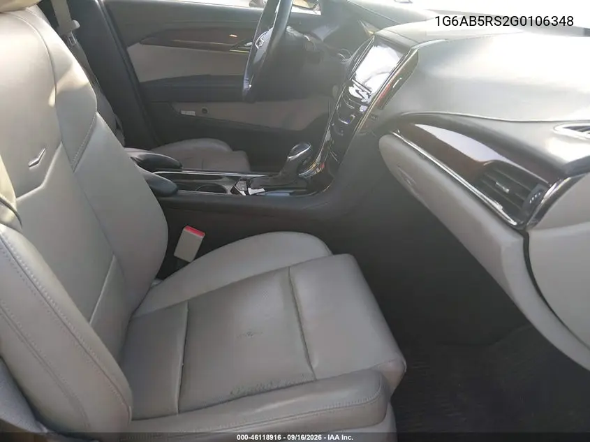 2016 CADILLAC ATS VIN 1G6AB5RS2G0106348 — фото 5