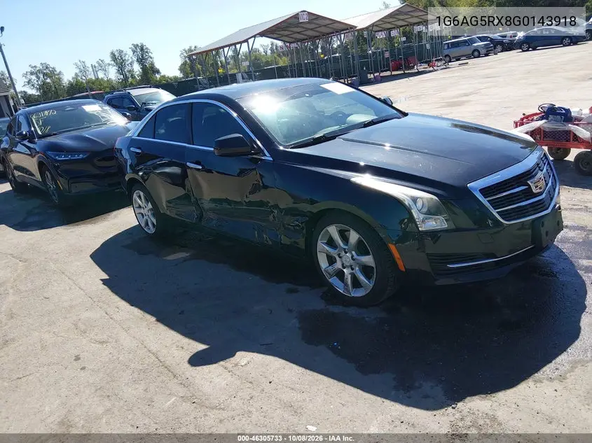 CADILLAC ATS 2016, VIN 1G6AG5RX8G0143918