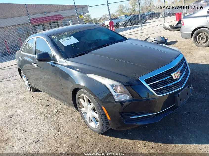 CADILLAC ATS 2016, VIN 1G6AA5RA9G0112559