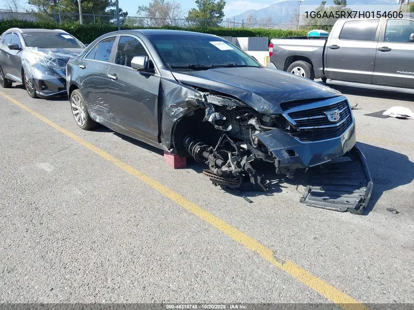 CADILLAC ATS 2017, VIN 1G6AA5RX7H0154606