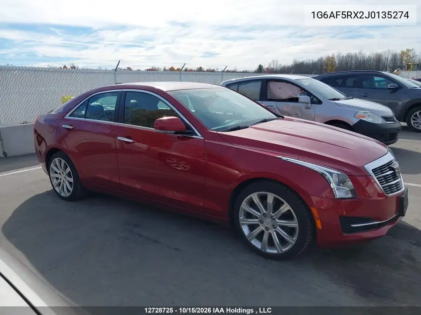 2018 CADILLAC ATS VIN 1G6AF5RX2J0135274 — фото 13