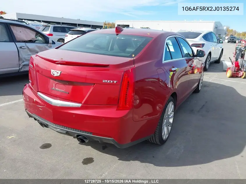 2018 CADILLAC ATS VIN 1G6AF5RX2J0135274 — фото 4