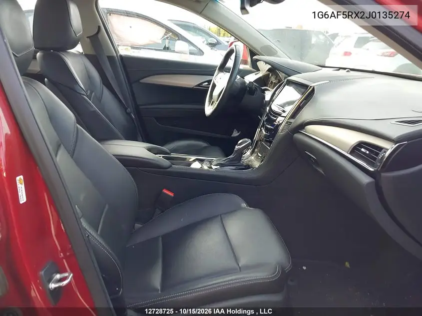 2018 CADILLAC ATS VIN 1G6AF5RX2J0135274 — фото 5