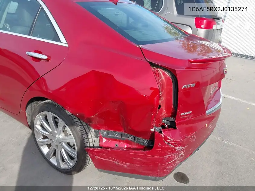2018 CADILLAC ATS VIN 1G6AF5RX2J0135274 — фото 6