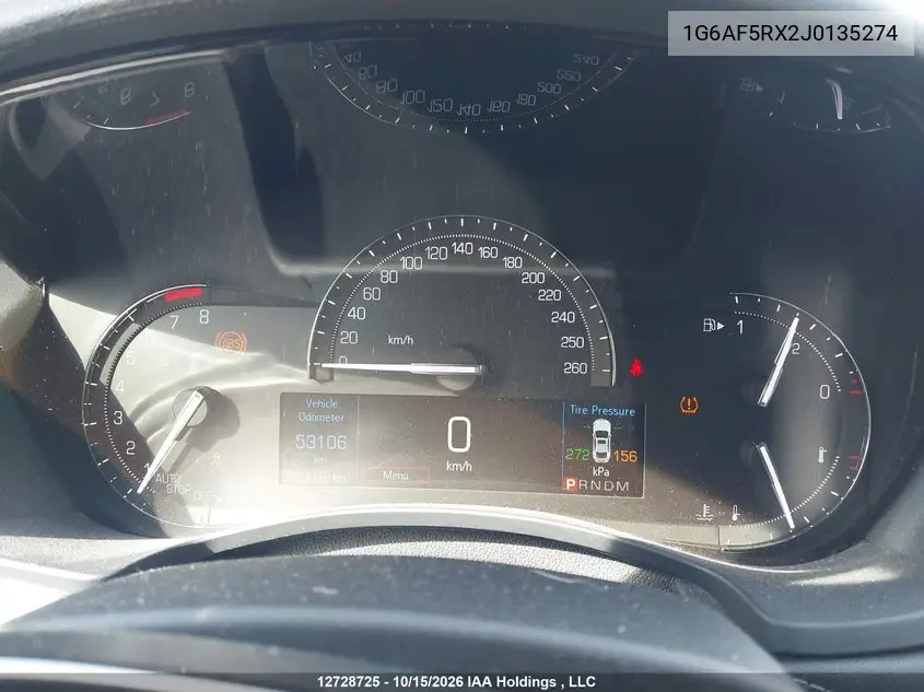 2018 CADILLAC ATS VIN 1G6AF5RX2J0135274 — фото 7