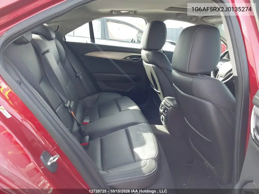 2018 CADILLAC ATS VIN 1G6AF5RX2J0135274 — фото 8