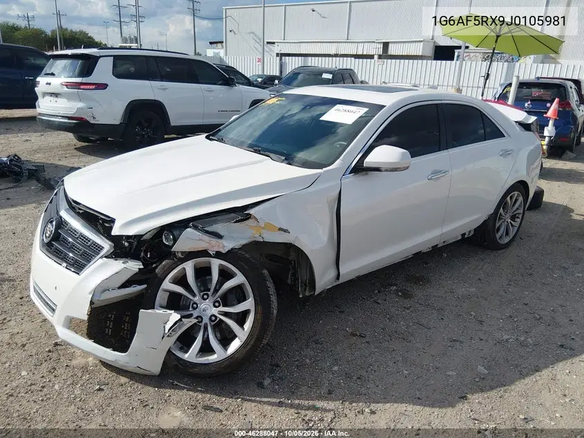 2018 CADILLAC ATS VIN 1G6AF5RX9J0105981 — фото 2
