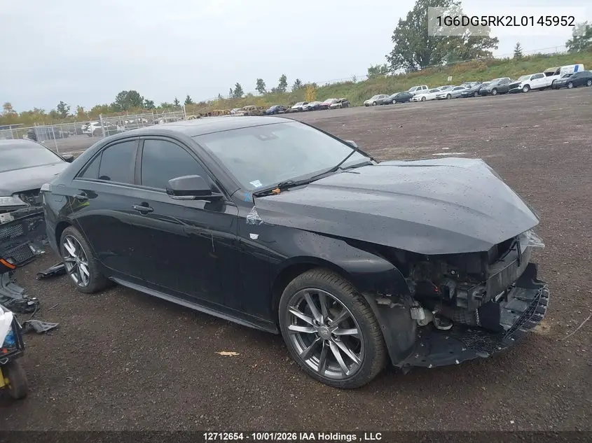 2020 CADILLAC CT4 VIN 1G6DG5RK2L0145952 — фото 13