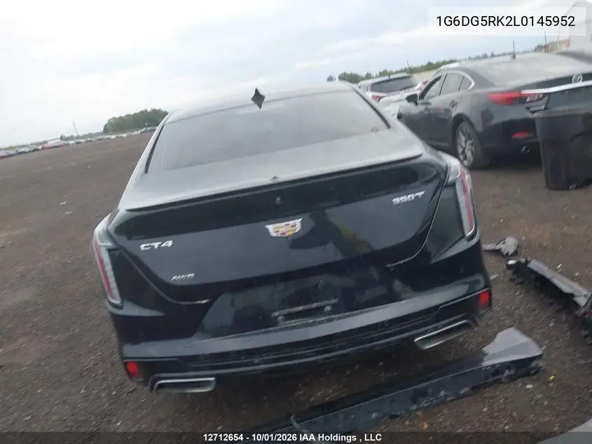 2020 CADILLAC CT4 VIN 1G6DG5RK2L0145952 — фото 16