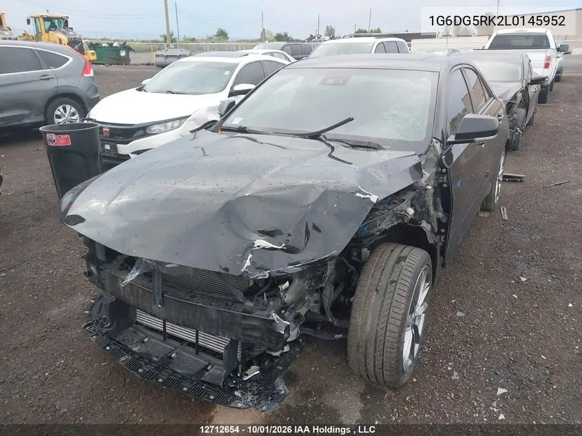 2020 CADILLAC CT4 VIN 1G6DG5RK2L0145952 — фото 2