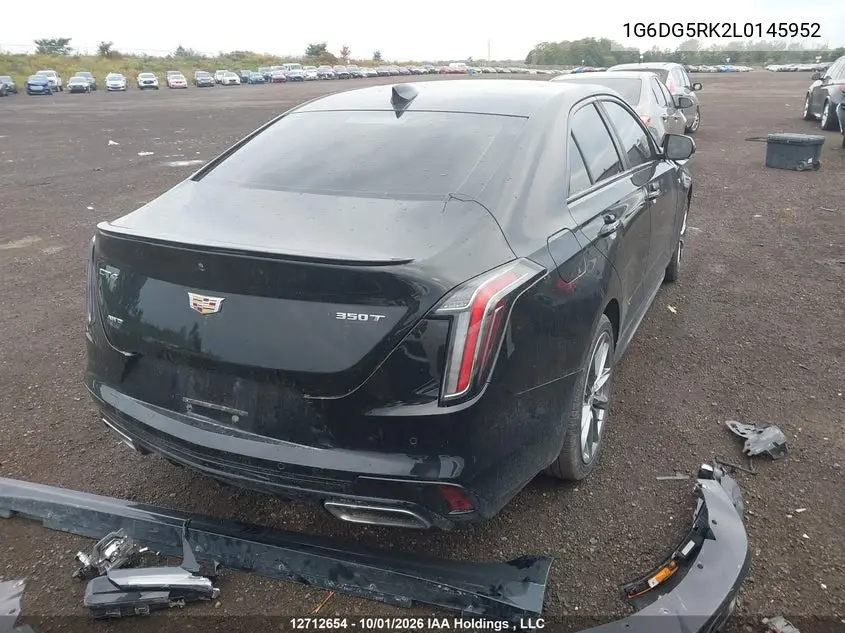 2020 CADILLAC CT4 VIN 1G6DG5RK2L0145952 — фото 4