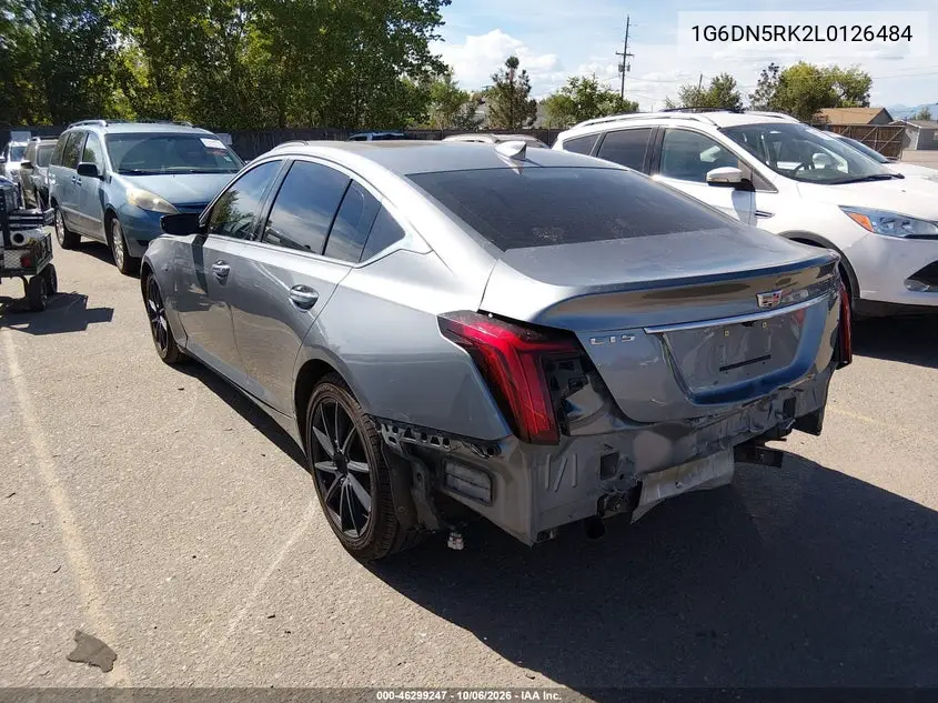 2020 CADILLAC CT5 VIN 1G6DN5RK2L0126484 — фото 3
