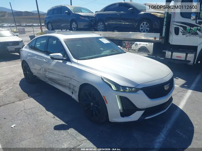 CADILLAC CT5 2021, VIN 1G6DP5RK2M0112600