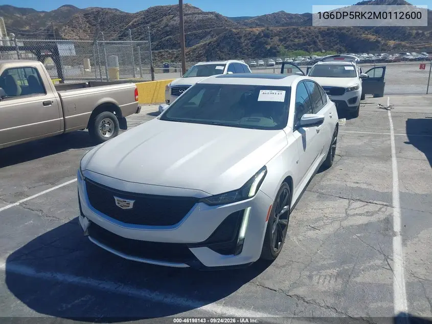 2021 CADILLAC CT5 VIN 1G6DP5RK2M0112600 — фото 2