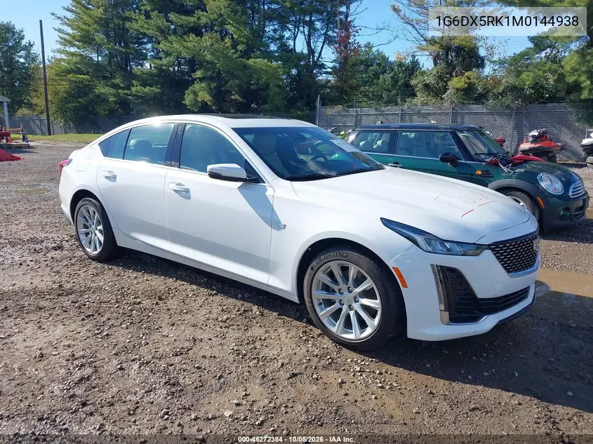 CADILLAC CT5 2021, VIN 1G6DX5RK1M0144938