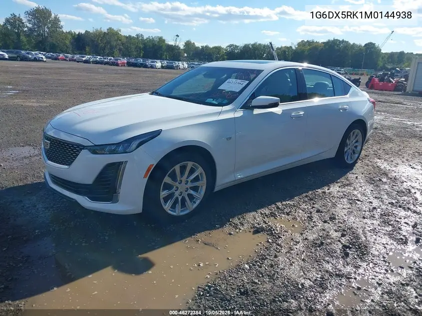 2021 CADILLAC CT5 VIN 1G6DX5RK1M0144938 — фото 2