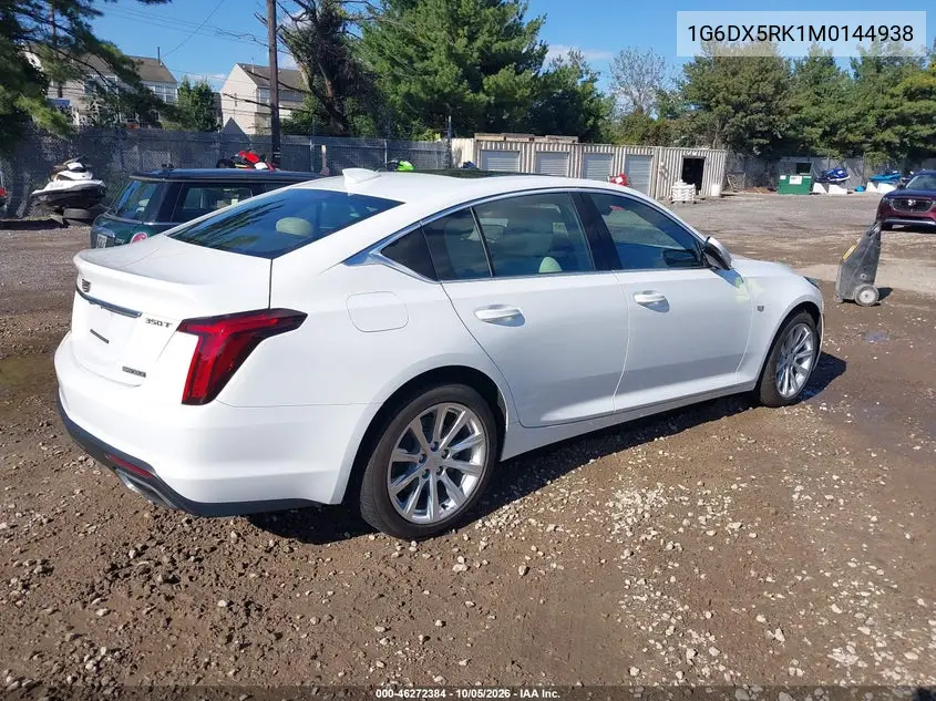 2021 CADILLAC CT5 VIN 1G6DX5RK1M0144938 — фото 4