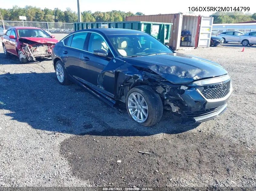 CADILLAC CT5 2021, VIN 1G6DX5RK2M0144799